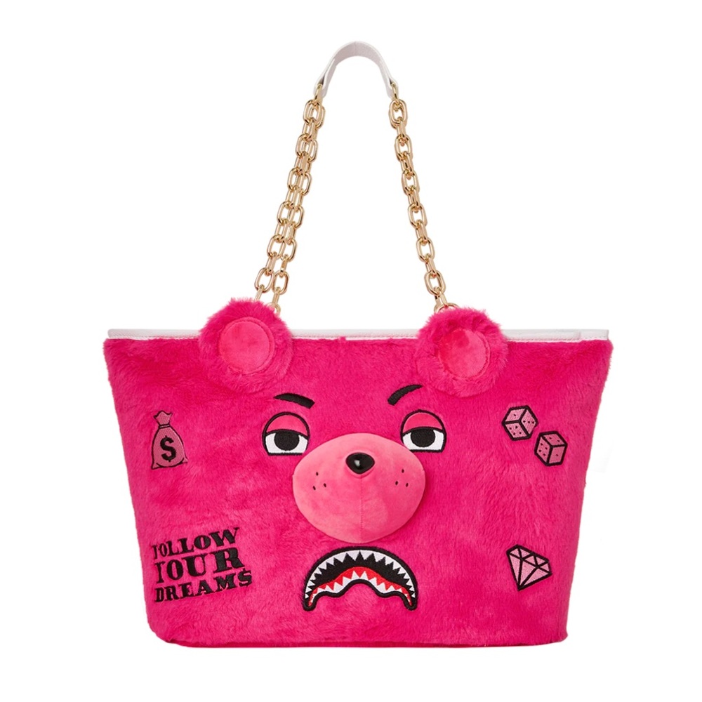 NWT! Sprayground Plush MoneyBear Tote SOLD OUT ONLINE💗💗💗